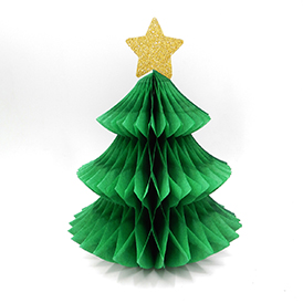 Honeycomb christmas trees