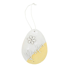 Yellow wood egg
