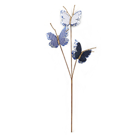 Butterfly spray in fabric
