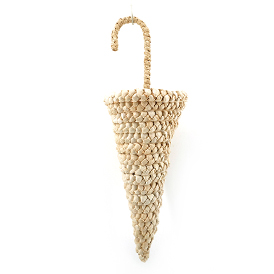 Corn husk natural material umbrella ornament