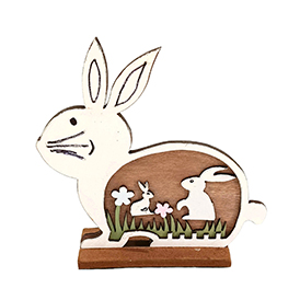 Easter bunny wooden table decor