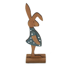 Easter bunny wooden table decor