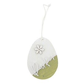 Green wood egg