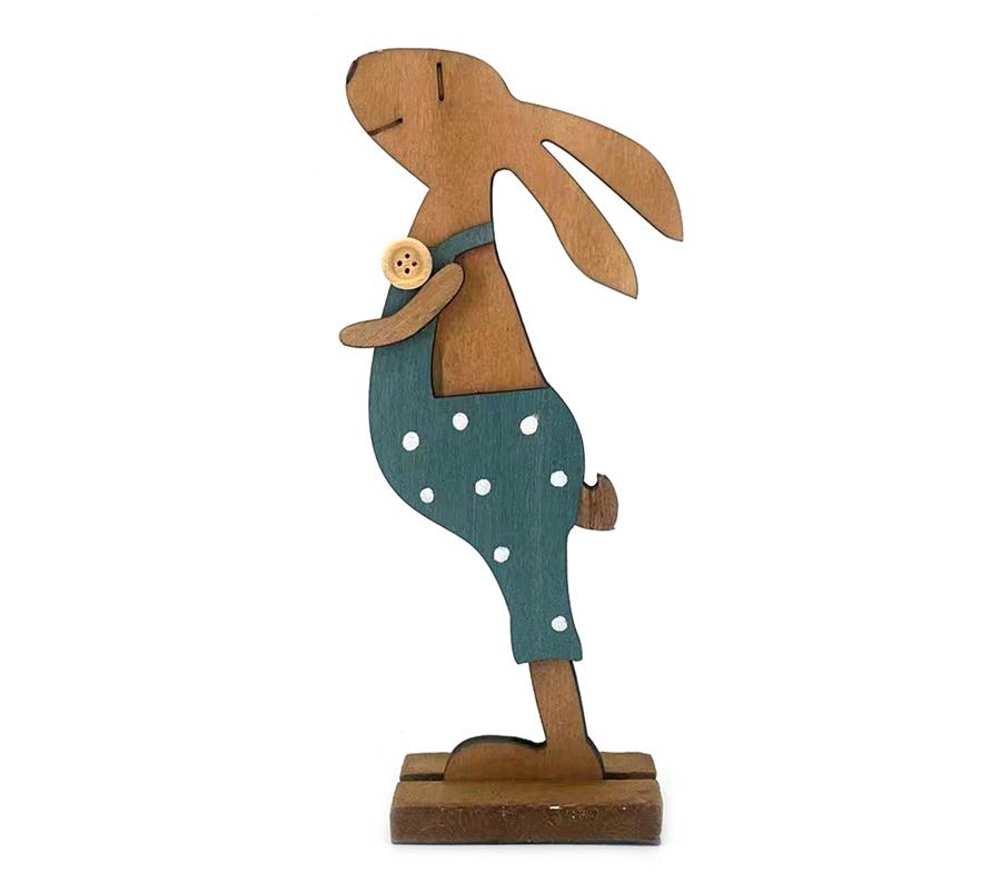 Easter bunny wooden table decor