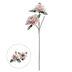 Pink chrysanthemum artificial flowers stem