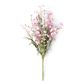 Winter jasmine artificial flowers pink bush