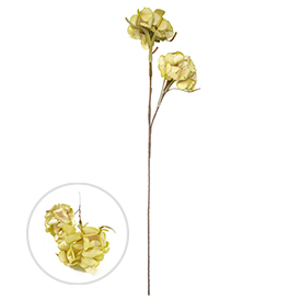 Yellow hydrangea artificial flowers