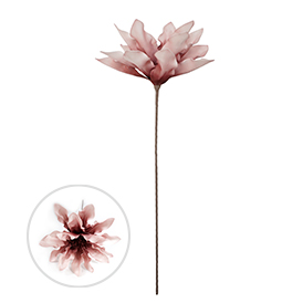 Artificial flowers pink dahlia stem