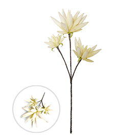 Cream artifical flower stem