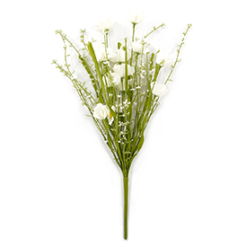 Wild artifical flowers bush