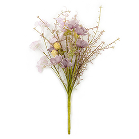 Floral artifical flowers bush