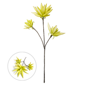 Green artifical flower stem