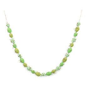 Spring green eggs garland