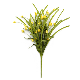 Yellow blossom artifical flowers bush