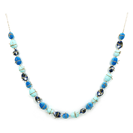 Spring blue eggs garland