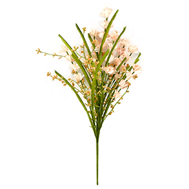 Light pink blossom artifical flowers bush