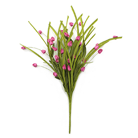 Fuschia blossom artifical flowers bush