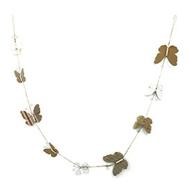 Spring butterfly garland