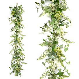 Spring greenery garland