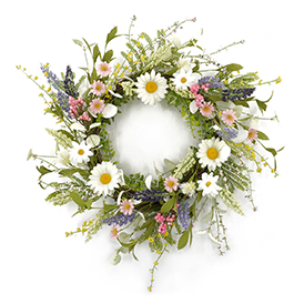 Spring magritte twig wreath