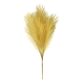 Deep yellow pampas