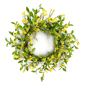 Spring wild and tea lvs wreath
