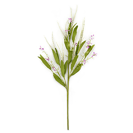 Faux heather artificial flowers stem