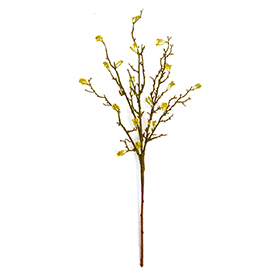 Faux mini blossom twisty spray