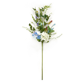 Faux hydrangea artificial flowers stem