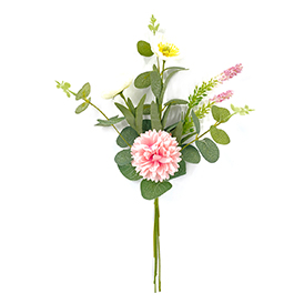 Spring flower and eucalyptus lvs pick