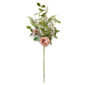 Artificial rose flowers stem