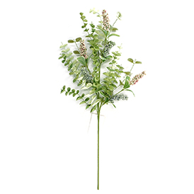Faux greenery stem