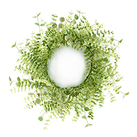Spring twised lvs wreath