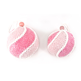 Pink spiral ball