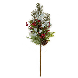 Red pine needle stem
