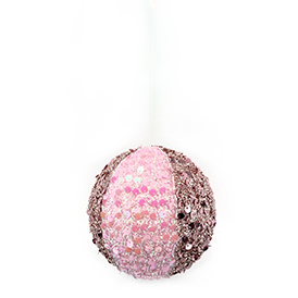 Pink glitter ball