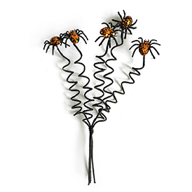 Yellow black Spider pick