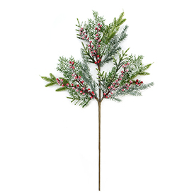 Snow red fruit spray