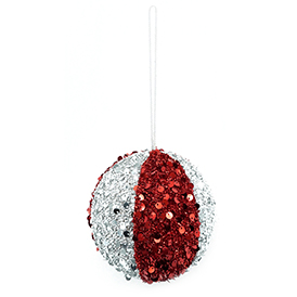 Red silver ball