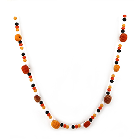 Pumpkin hairball hanging decoration