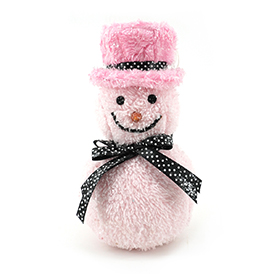 Pink snowman