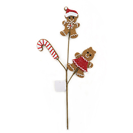Gingerbread man and stick pond pick