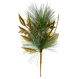 Golden leaf pine needles pick