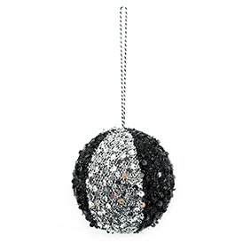 Black silver ball