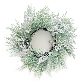 Pearl fern wreath