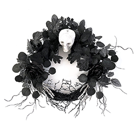 Skeleton eucalyptus wreath