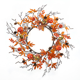 Pumpkin Wreath