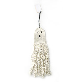 Halloween Macrame Ghost Hanging