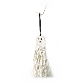 Halloween Macrame Ghost Hanging