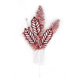 Tinsel Pine Holly Pick